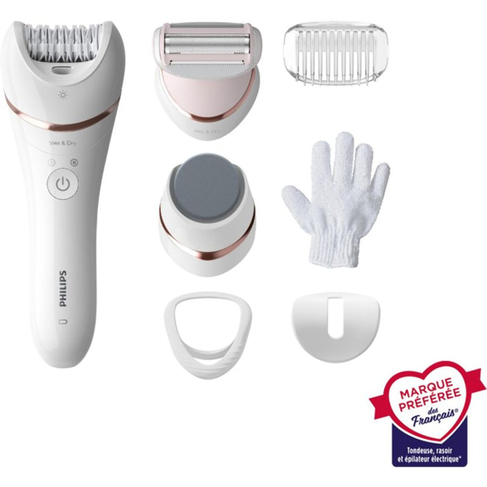 Epilateur électrique PHILIPS Series 8000 BRE730/10