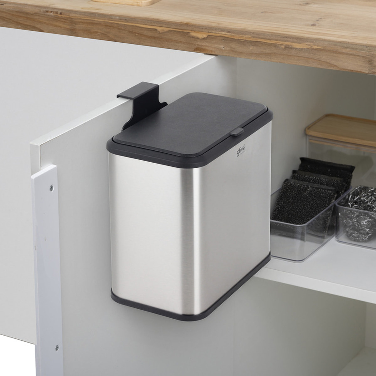 Poubelle à compost en inox 5L