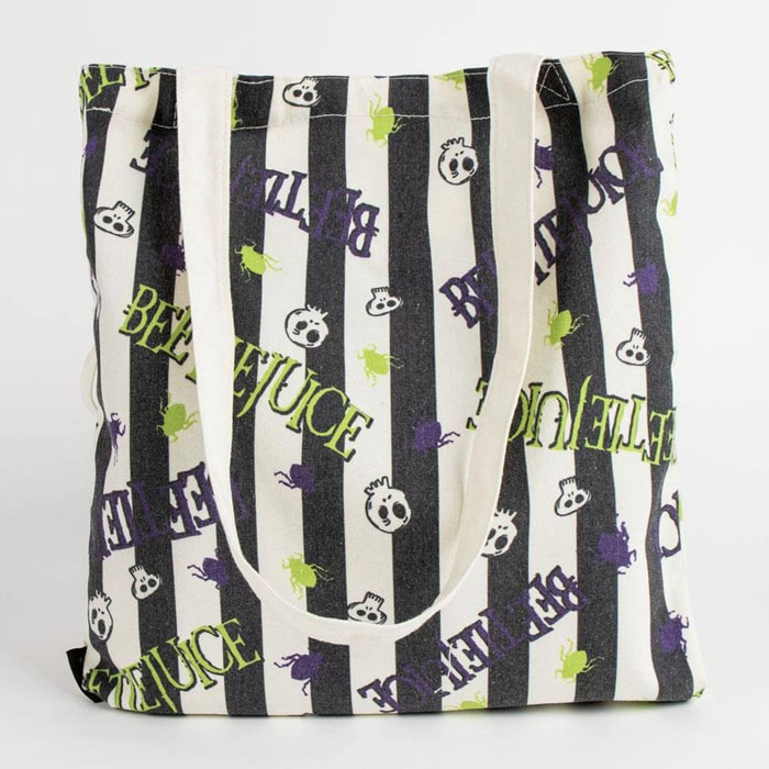 Bolsa shopping beetlejuice, unisex adulto, multicolor, estándar