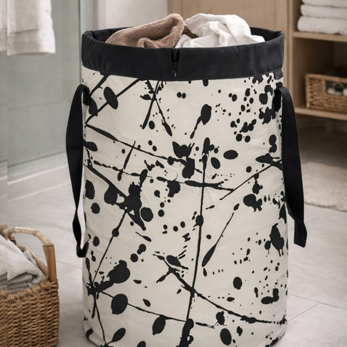Panier à linge FUNWASH 75L Blanc Spirella