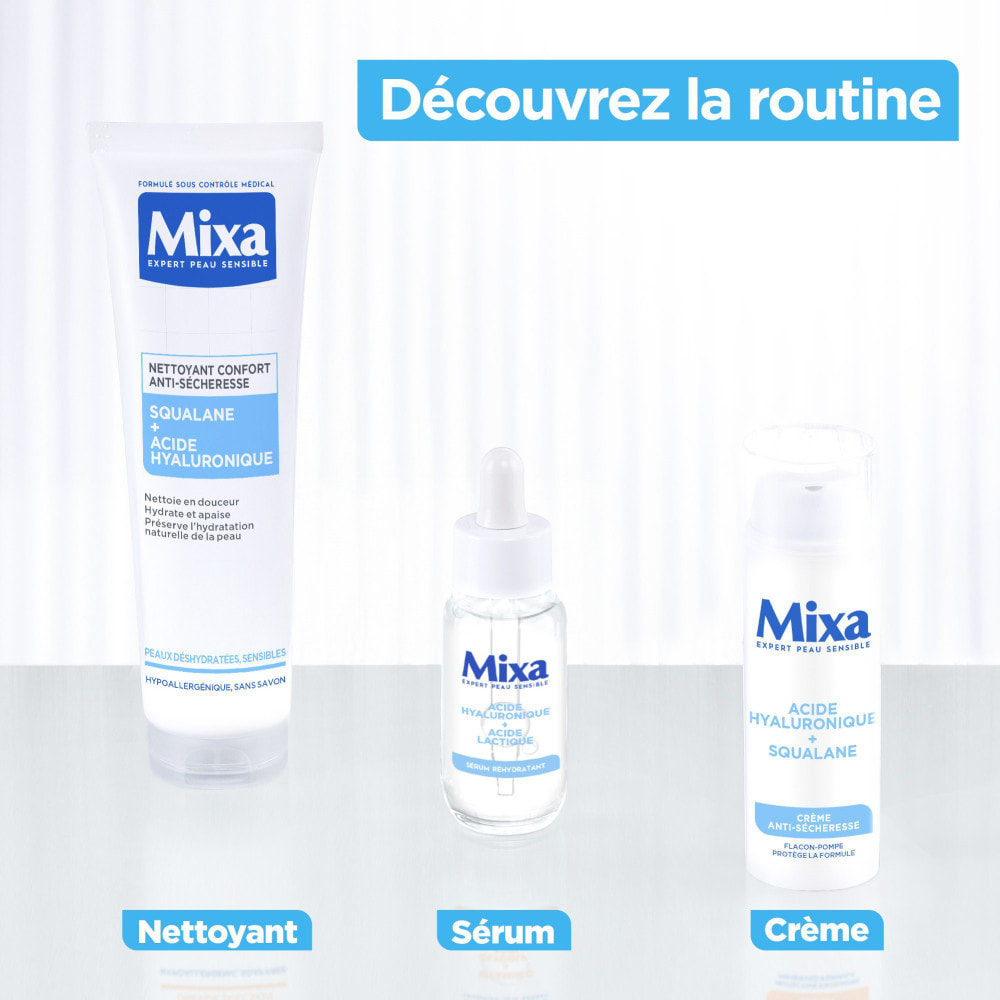 Mixa Lab Duo Sérum 30ml et Crème Anti-Sécheresse