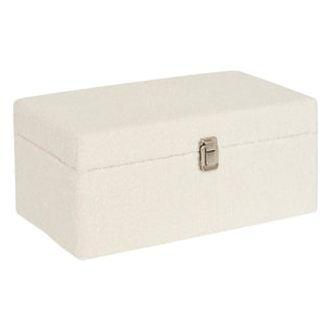 Malles Carlie blanc 54x26cm