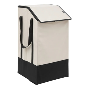 Panier à linge 45L beige