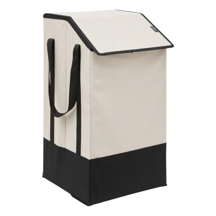 Panier à linge 45L beige