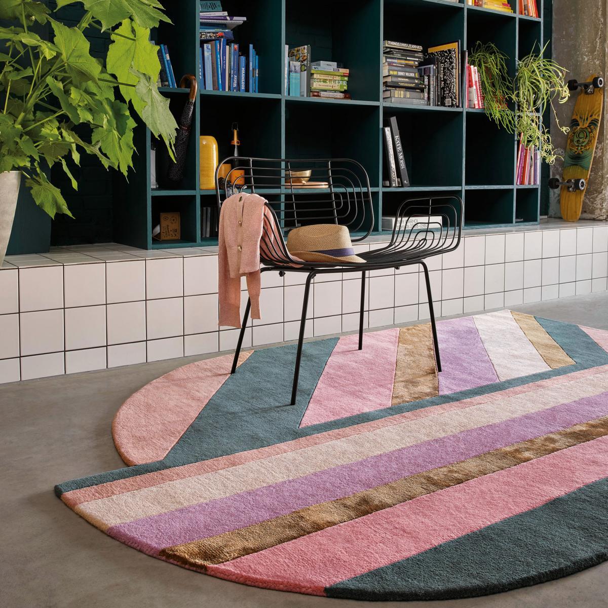 Tapis salon et chambre fait à la main en laine TAHA