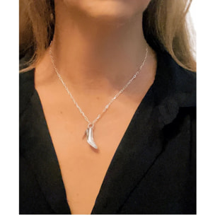 Collar "Tacón" en plata chapado