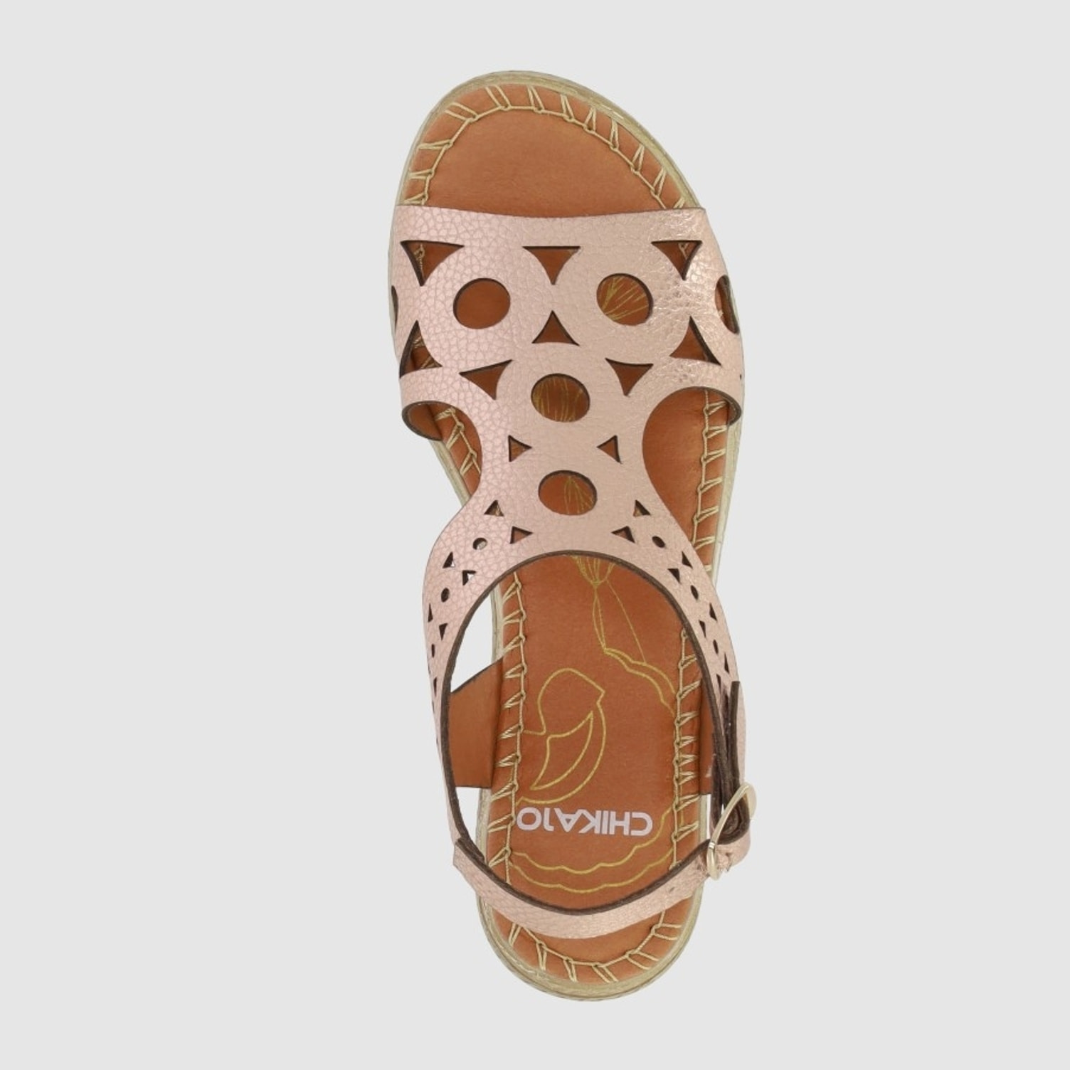 Sandalias de Piel - Rose - Tacón: 5 cm