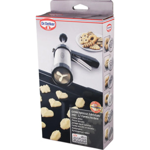 Presse-biscuit et 12 disques de motifs Dr.Oetker Baker Edition