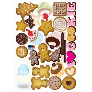 Stickers Muraux décoration adhésifs cookies