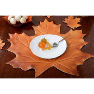 Lot de 6 Assiette à dessert ovale bord platine