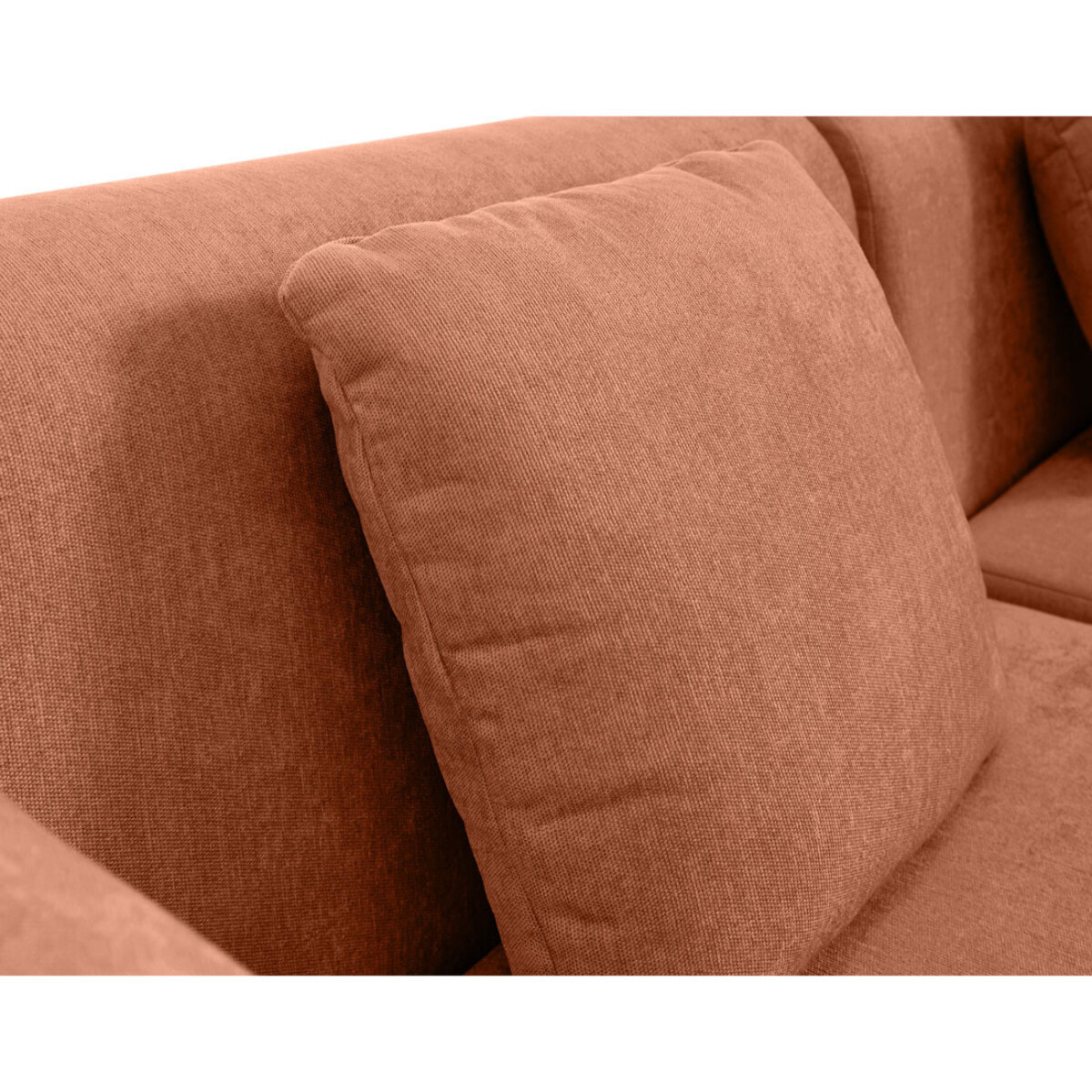 Ikare - module d'assise sans accoudoirs - en tissu - Terracotta
