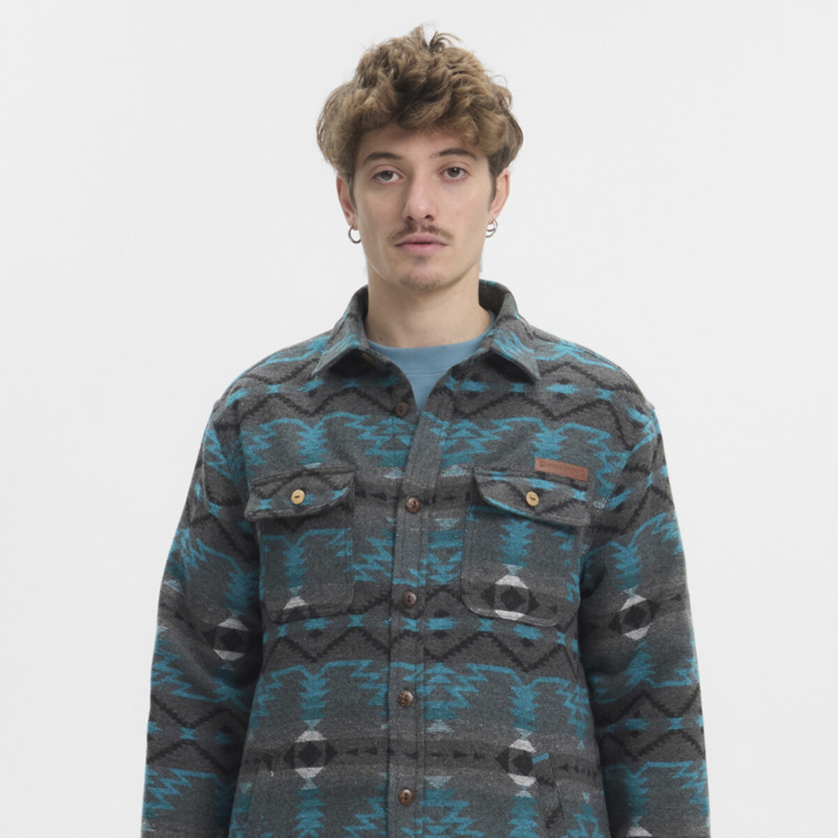 Camisa-chaqueta de franela gruesa SAUK Hydroponic