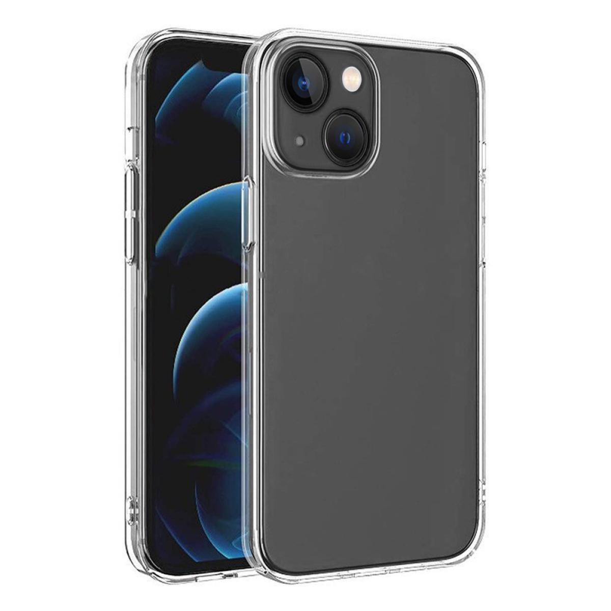 Coque souple silicone transparente Compatible avec les téléphones de la marque Apple iPhone 13