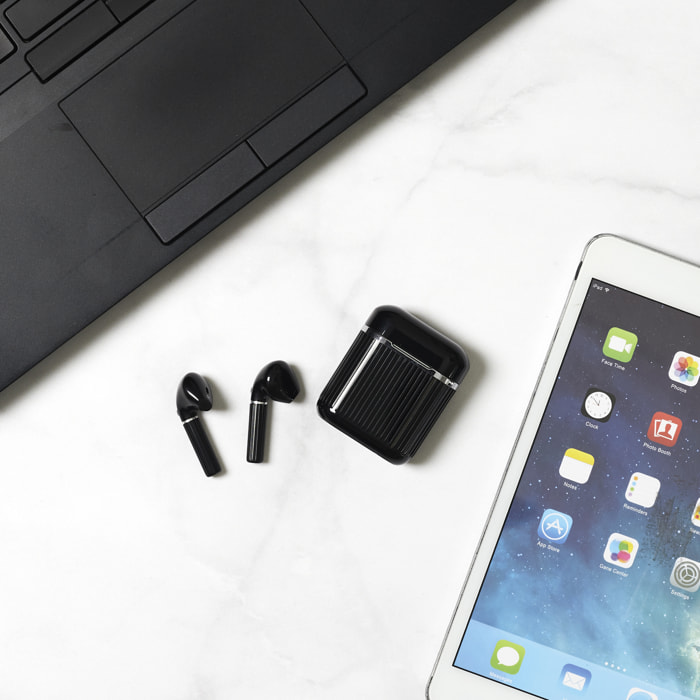 Ecouteurs Earbox Classique Sans Fil Noir