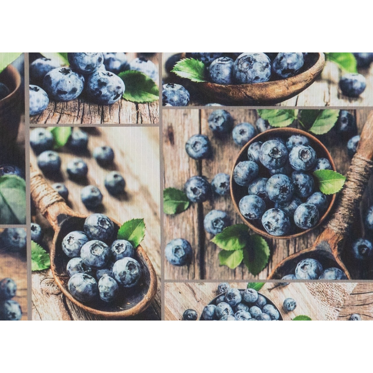 Tappeto Passatoia Cucina Sprinty Disegno Mirtilli