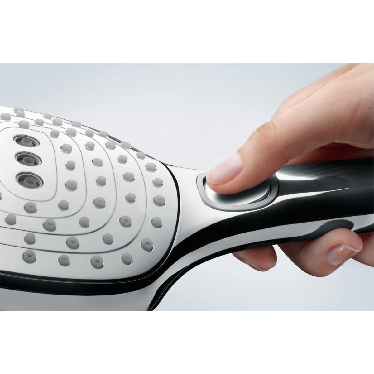 Set de douche 120 3 jets avec barre Unica'S puro 65 cm et porte-savon chromé Raindance Select