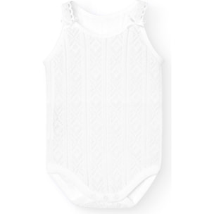 Body bebé tirantes finos perlé lazos