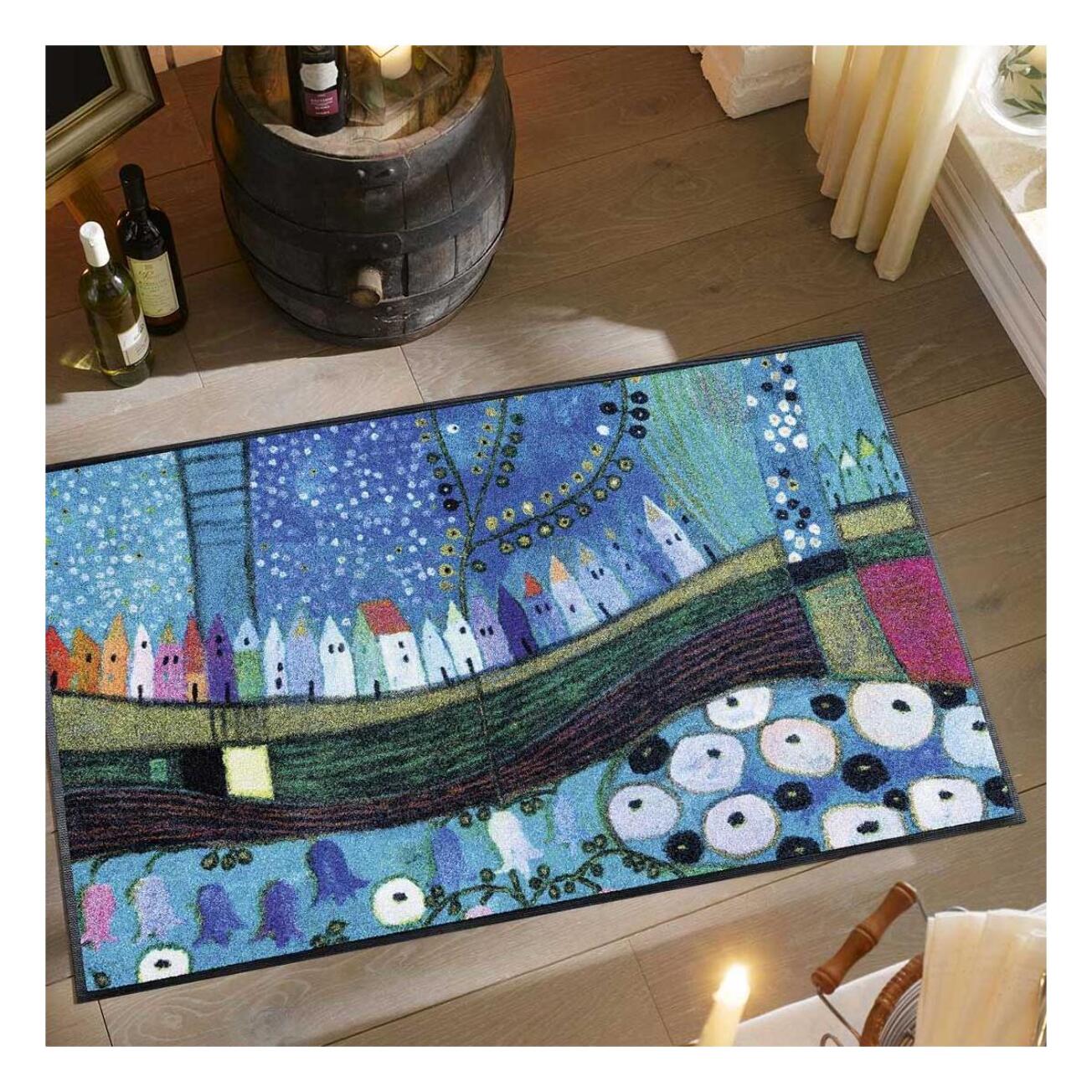 Paillasson tissé motif fresque MESE