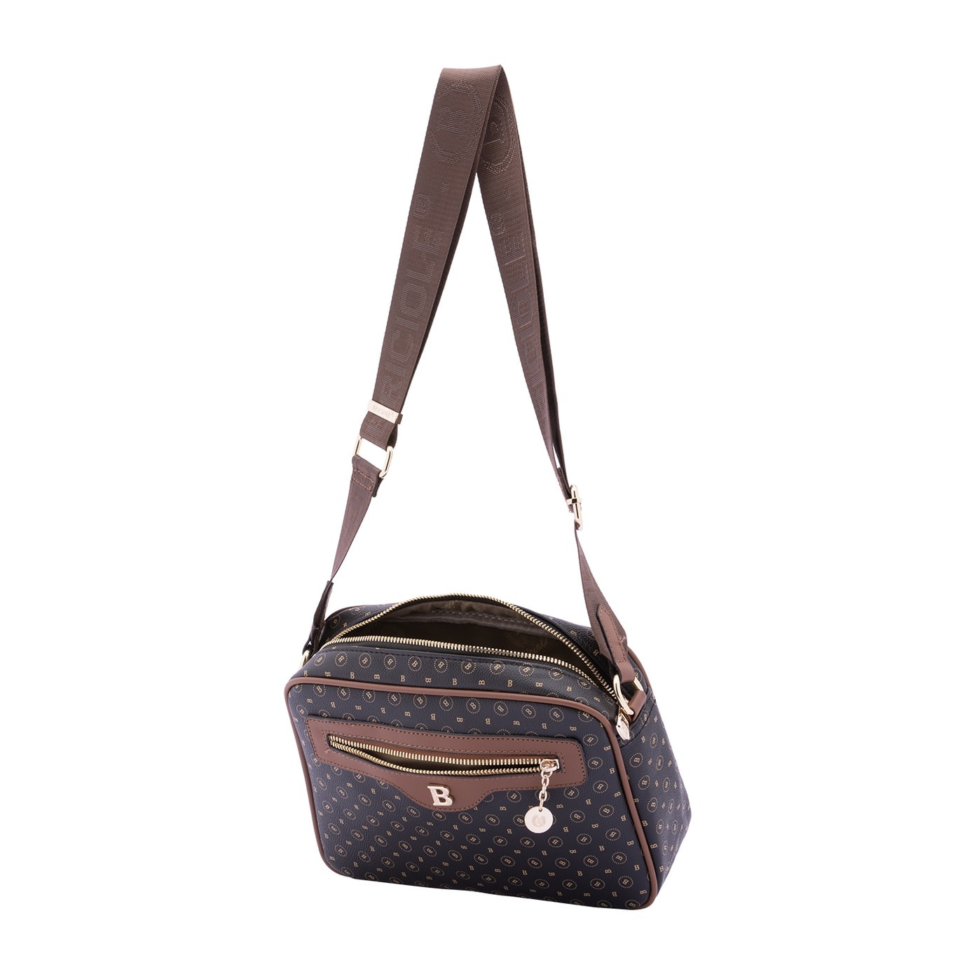 Borsa a tracolla da donna - Modello False - Ecopelle - 19.0 x 26.0 x 9.0 cm