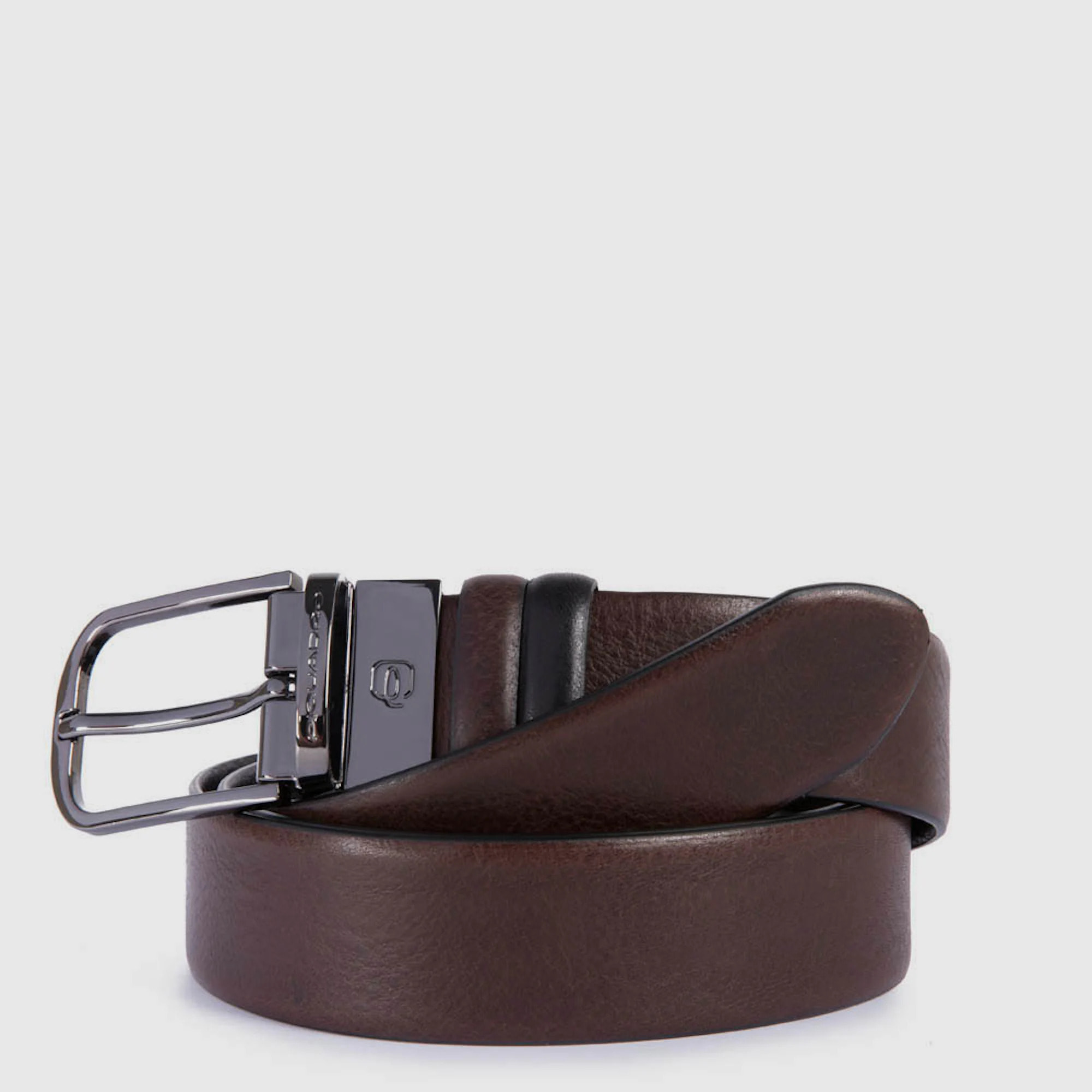 Piquadro Cintura in pelle con fibbia ad ardiglione