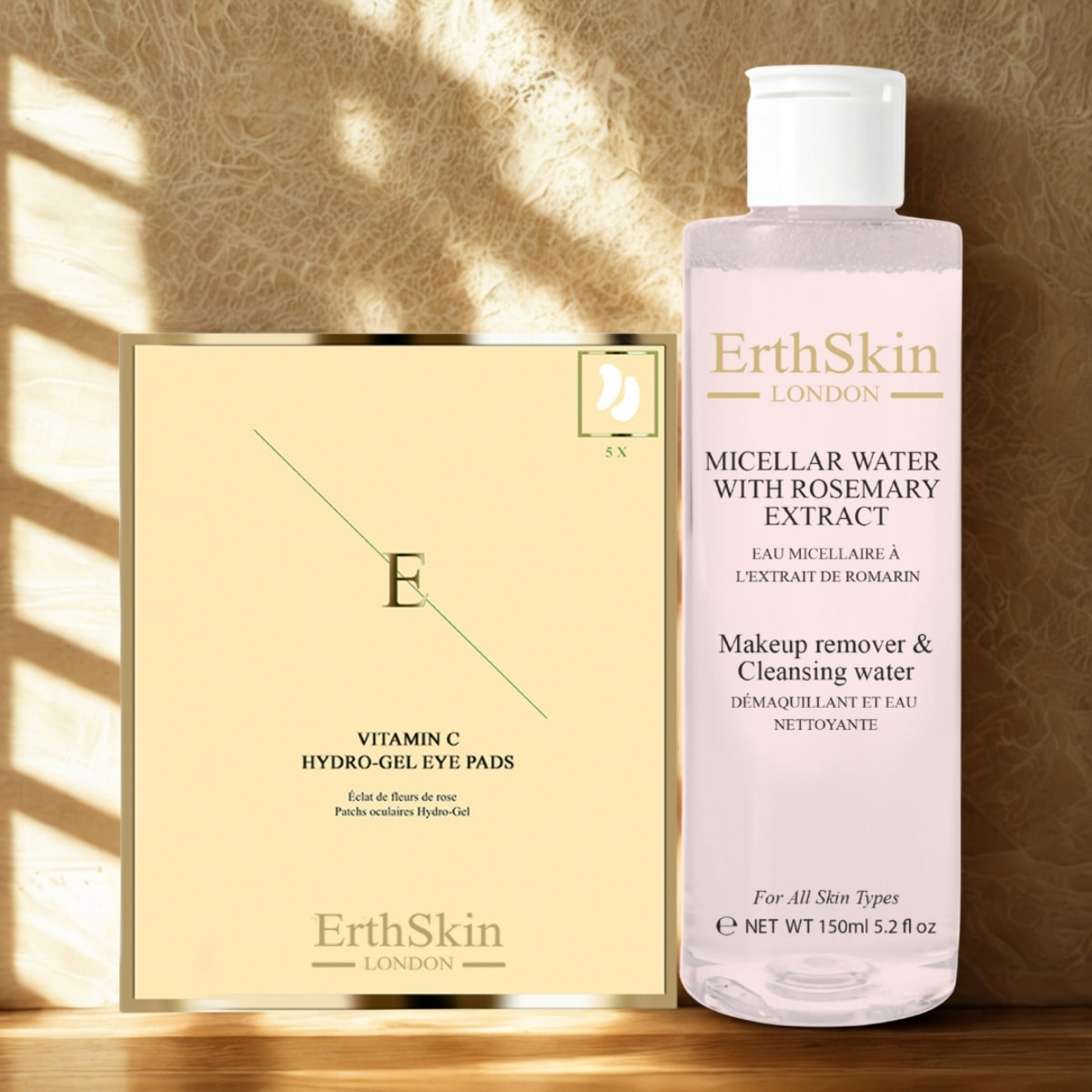 Dúo limpiador y para ojos con vitamina C