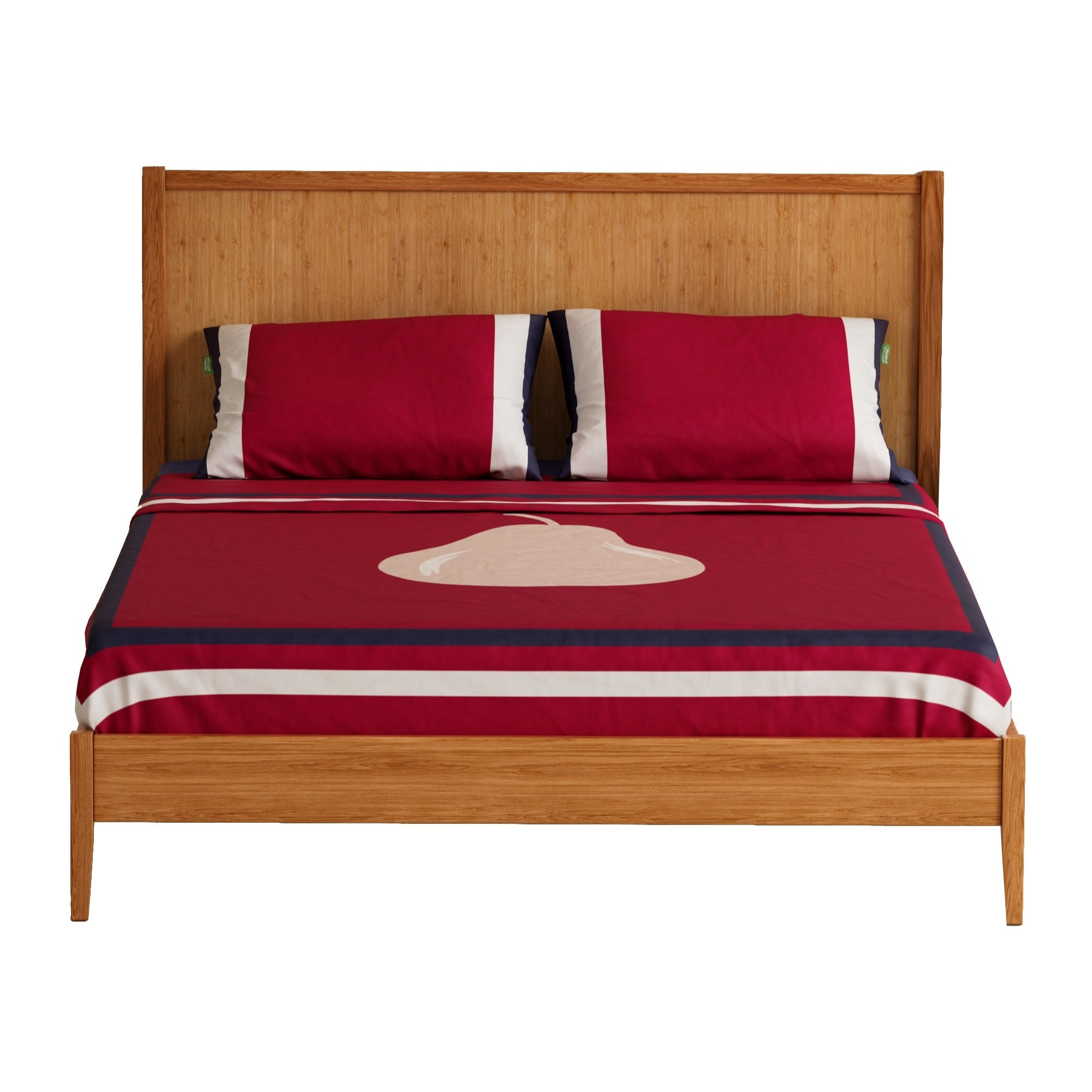 set de sabanas 4pcs cama doble: sabana encimera + sabana bajera + 2 fundas de almohada Benetton fruits