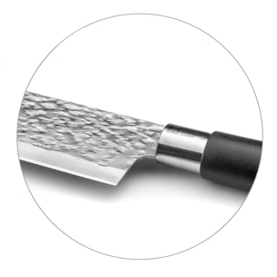Katana - Bloque espagueti negro con 5 cuchillos de cocina