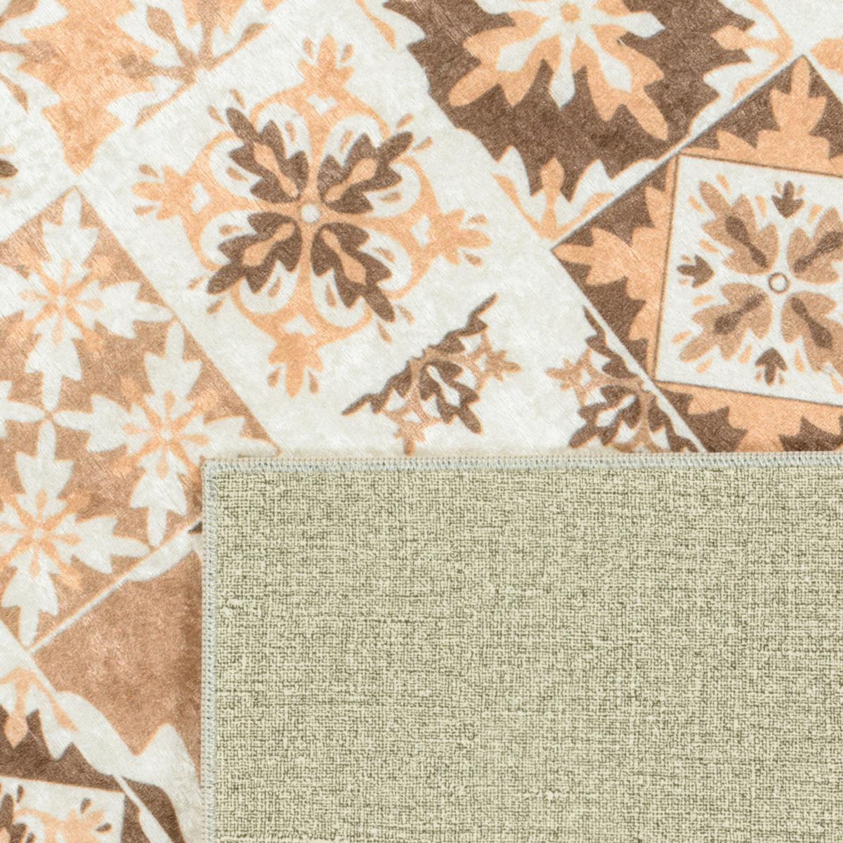 Tapis de cuisine motif carreaux de ciment BAME