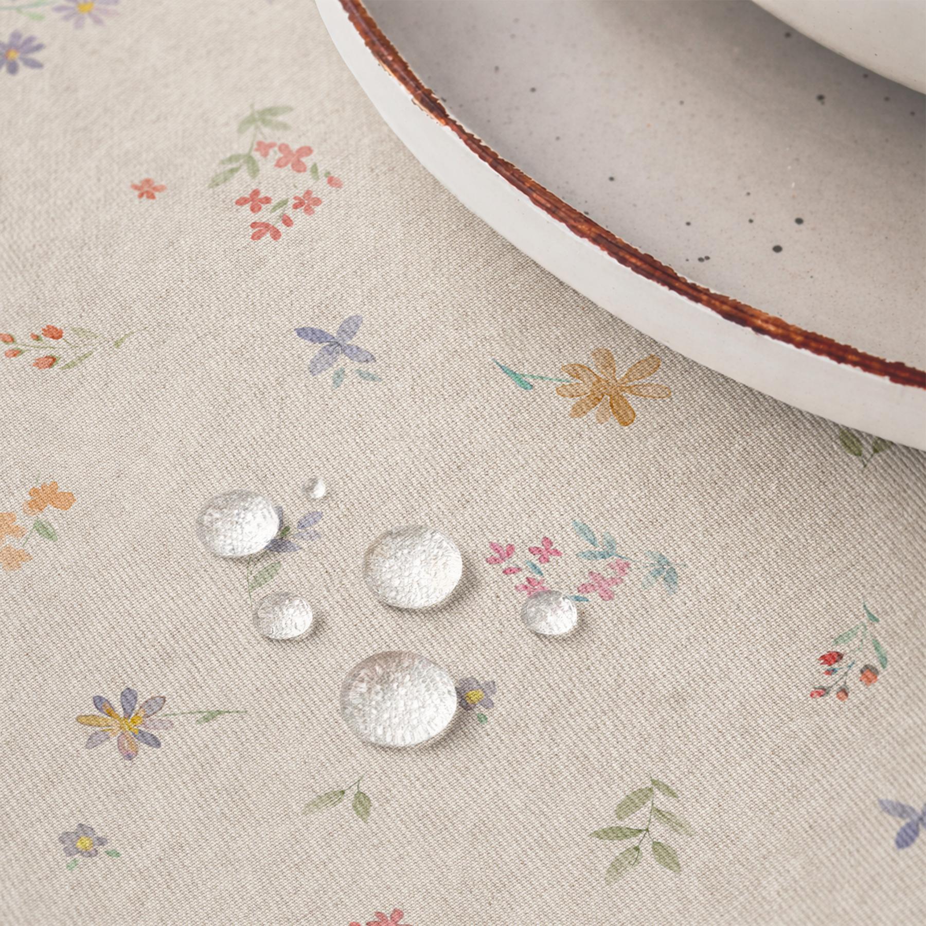 Mantel estampado antimanchas SHAYLA MULTICOLOR