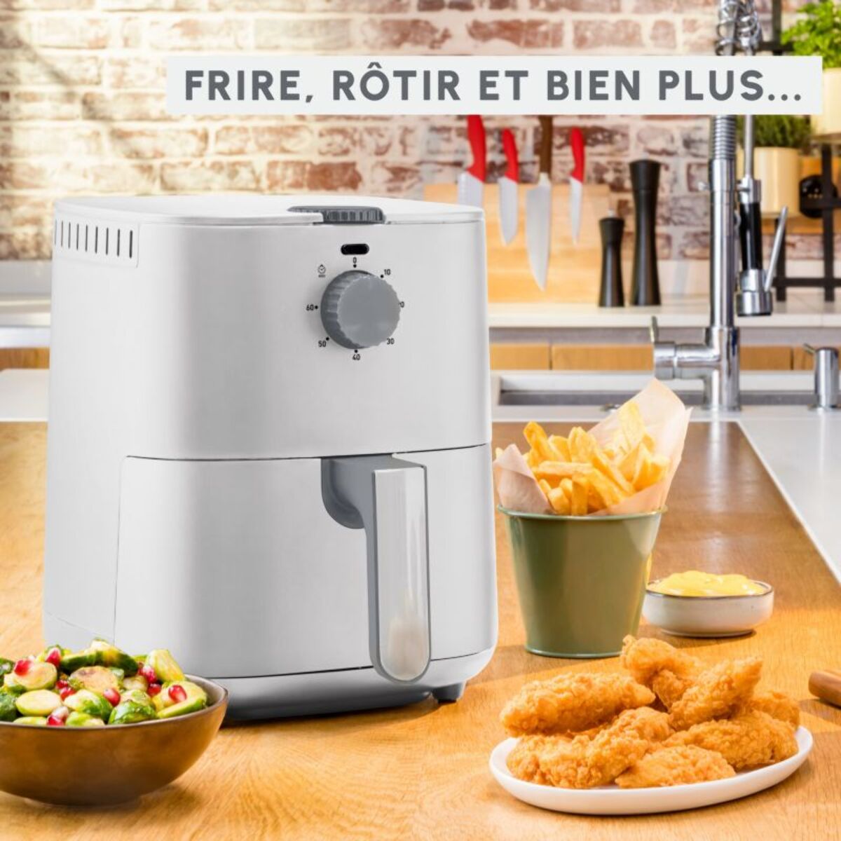 Friteuse sans huile MOULINEX easy fry essential nube EZ130A20