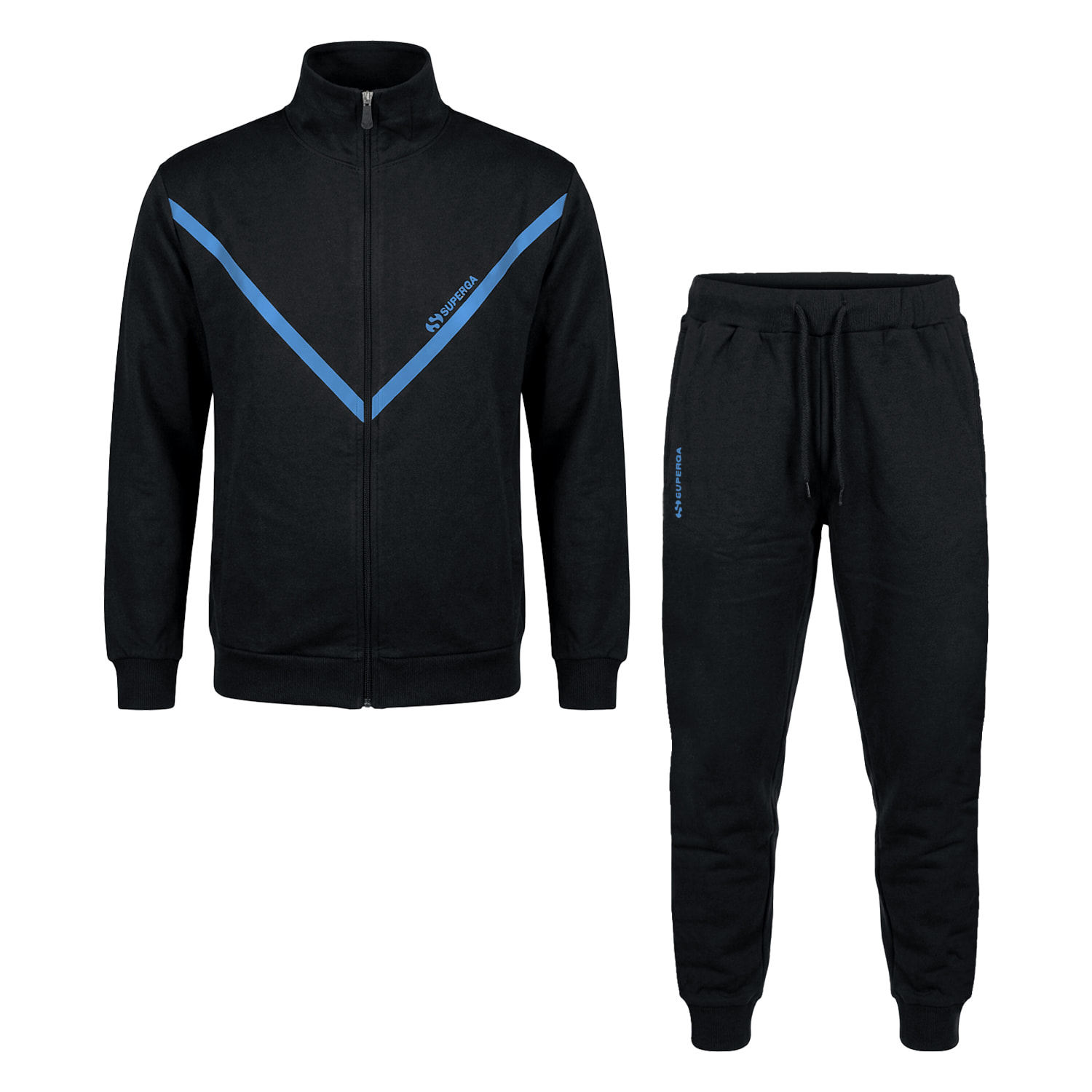 Tuta Uomo SUPERGA Cotone Leggero Zip