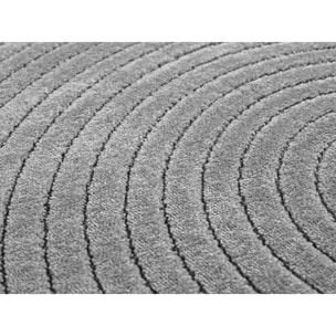 ALVORA - Tapis intérieur/extérieur gris à motif géométrique