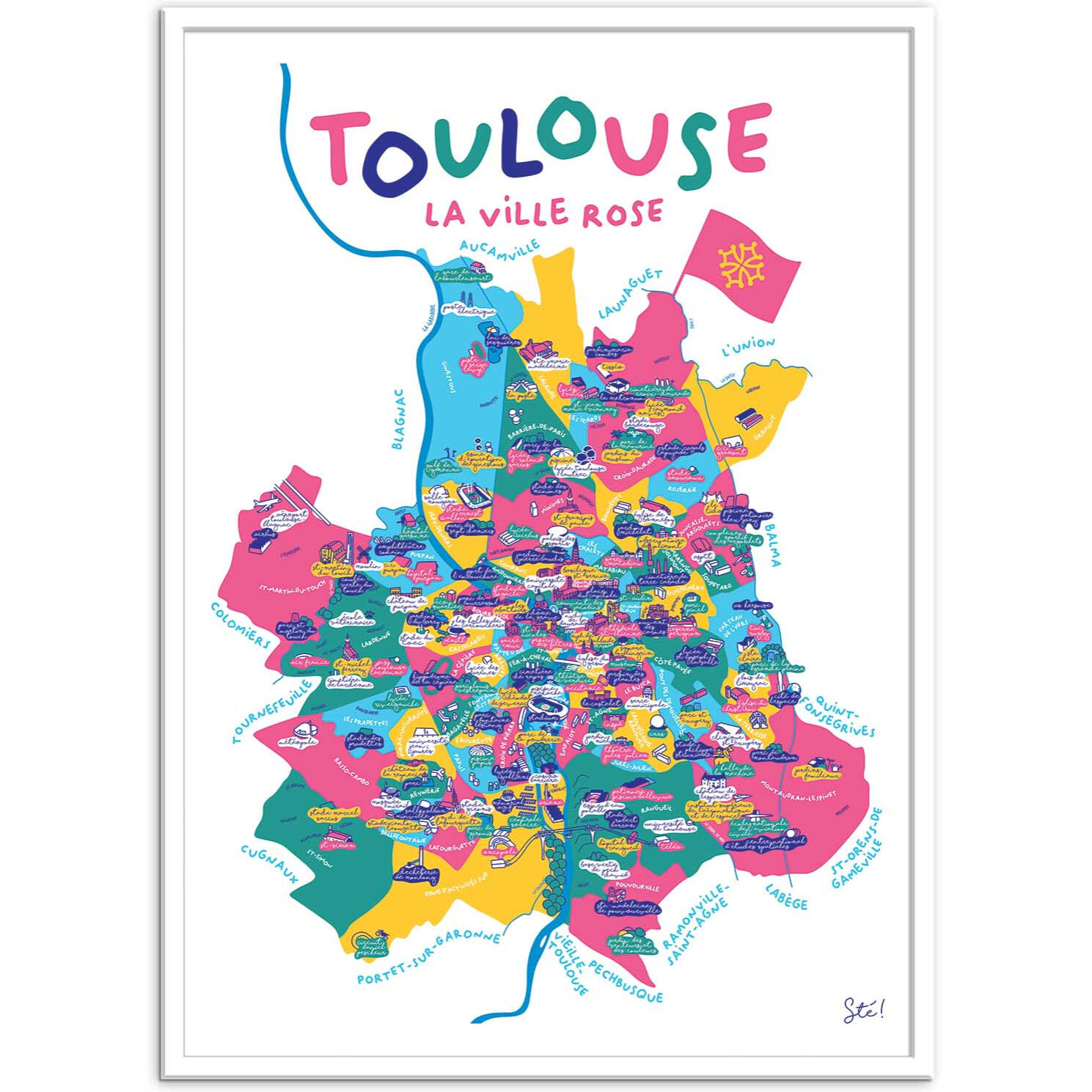 Affiche - Toulouse - Sté!
