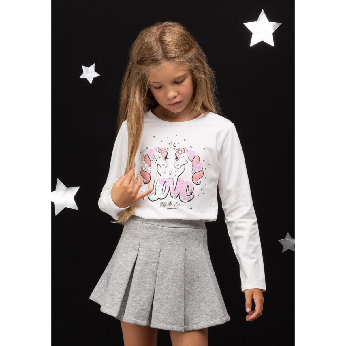 Conguitos - T-shirt a maniche corte casual stampata