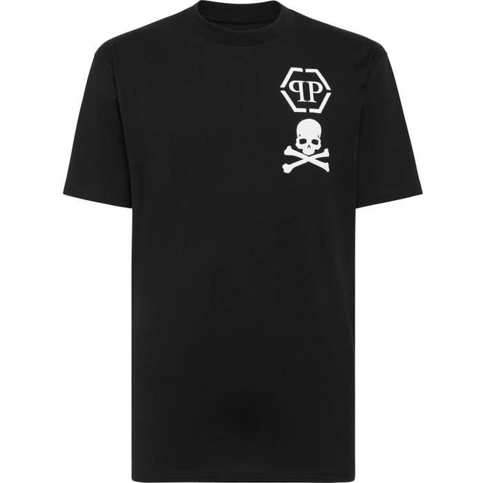 PHILIPP PLEIN Camiseta cuello pico SKULL