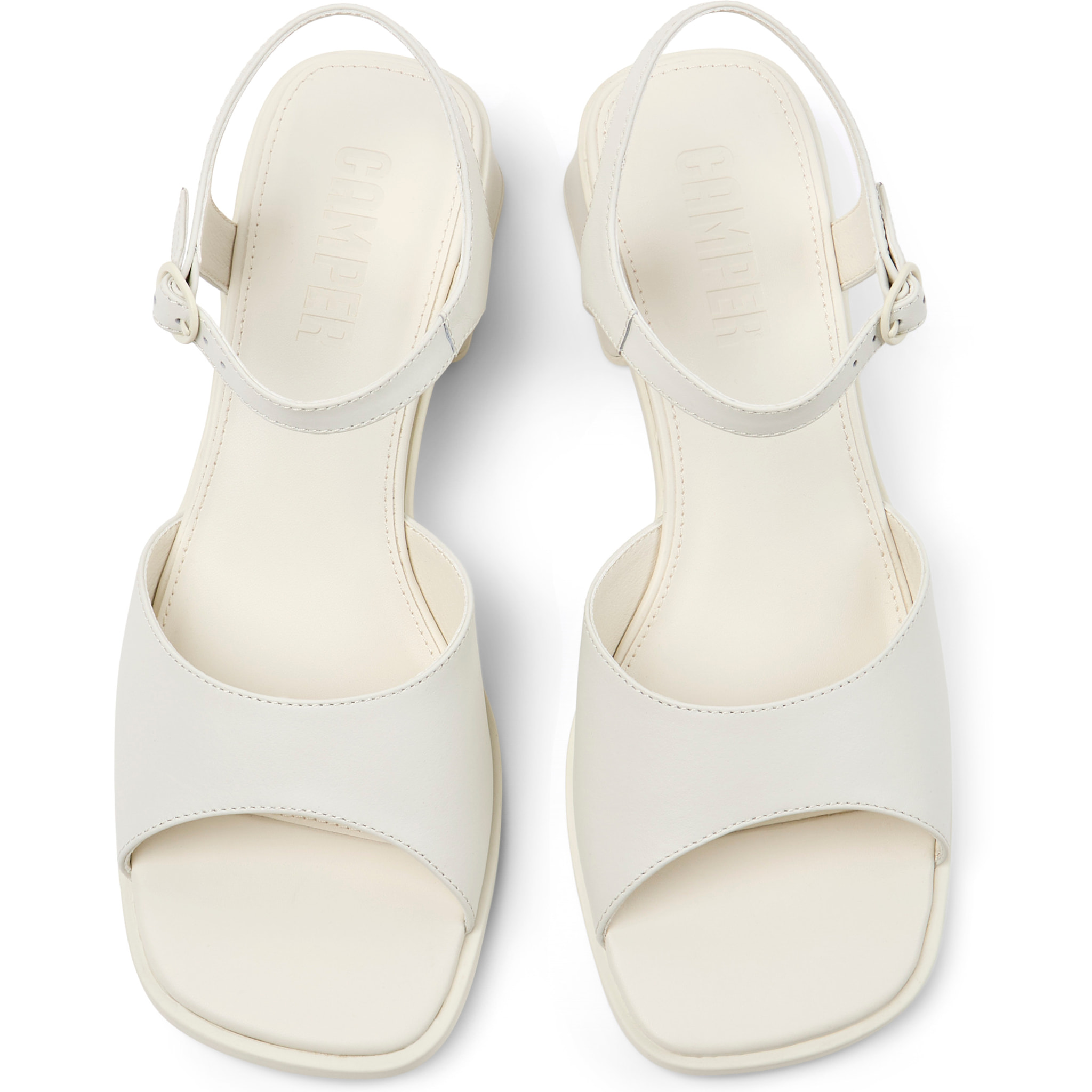 Sandalias - CAMPER Kora Sandal - Blanco - Cuero liso