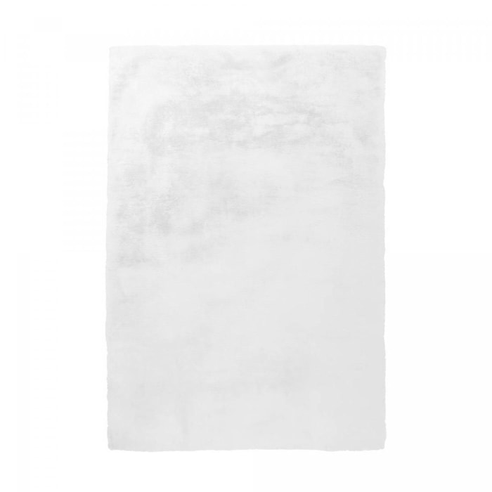 Tapis longs poils shaggy tufté motif uni VUJE