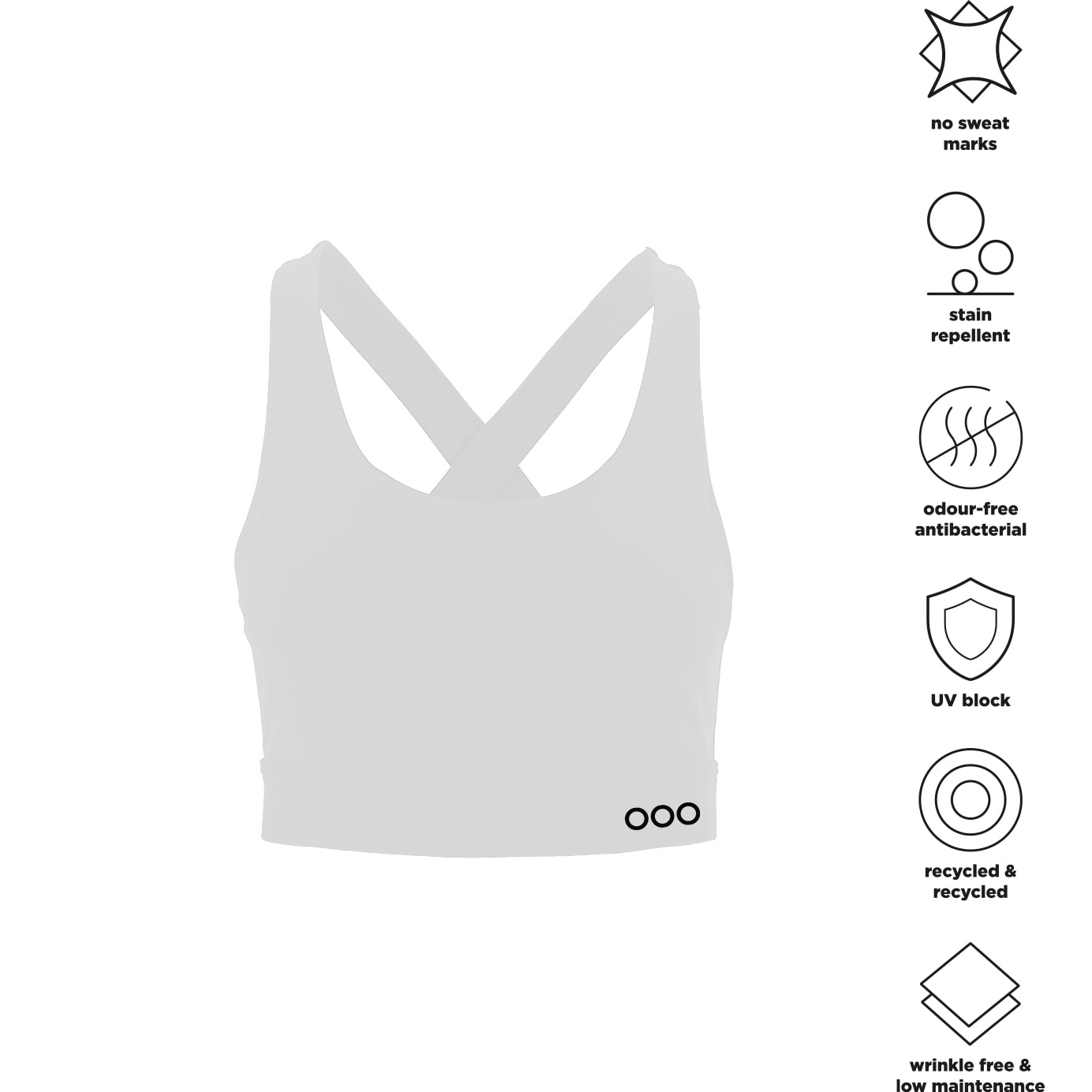 Reggiseno ECOON La Carolus in bianco