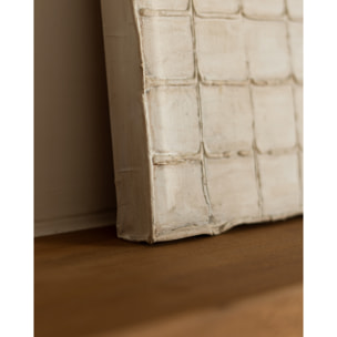 Cuadro beige decorativo sobre algodón con bastidor de madera pintado artesanalmente con pintura al óleo en varias medidas