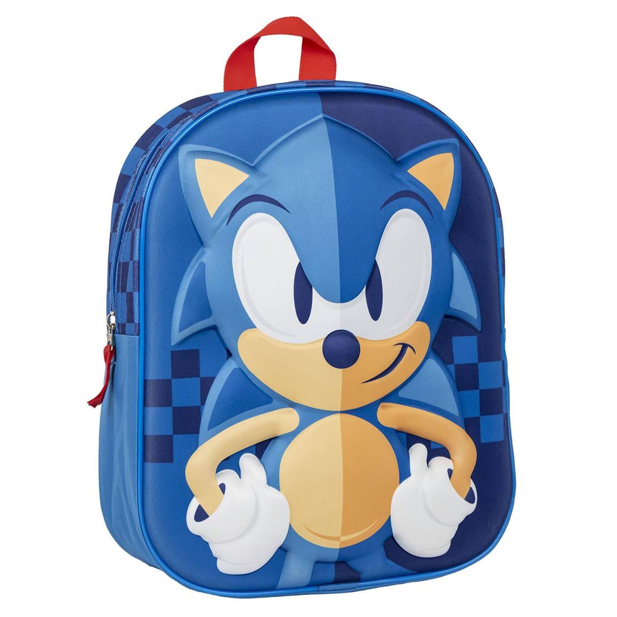 Mochila infantil 3d sonic