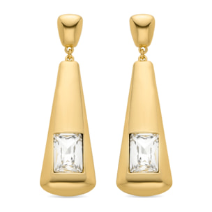 Pendientes acabado en oro amarillo de 18k
