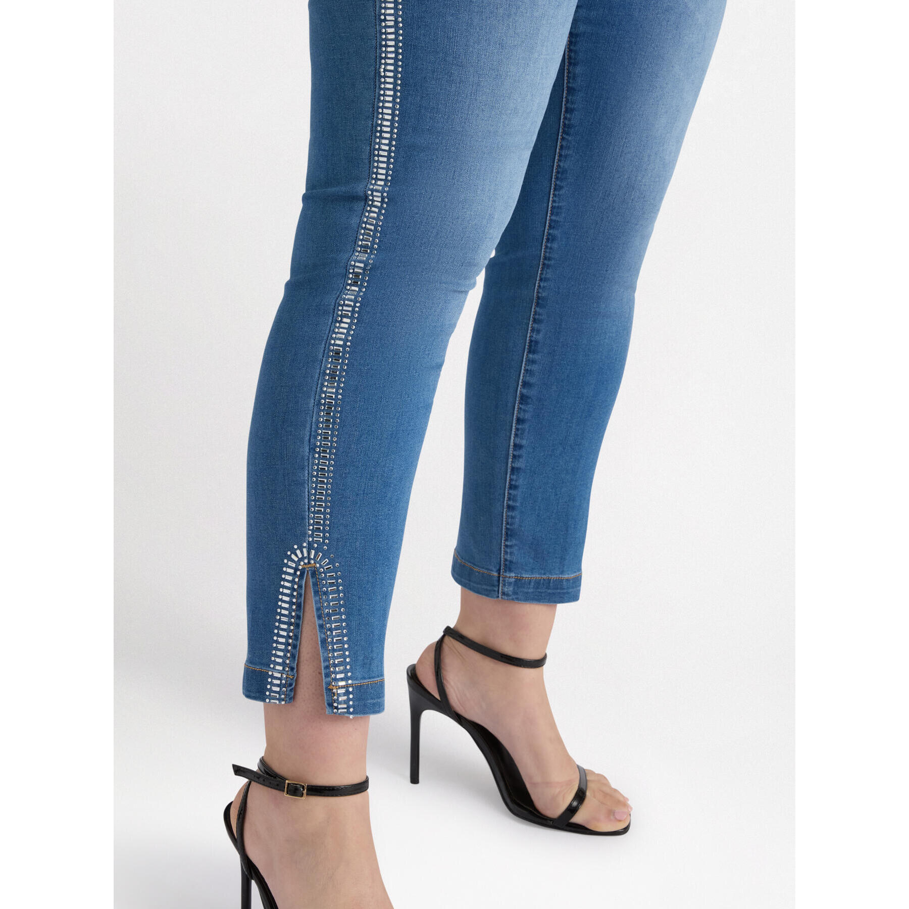 Fiorella Rubino - Jeggings con bordado - Azul