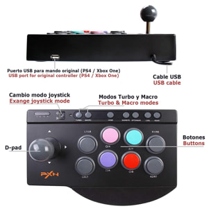 Joystick di gioco di controllo arcade per PS3 / PS4 / Xbox One / PC / Android.