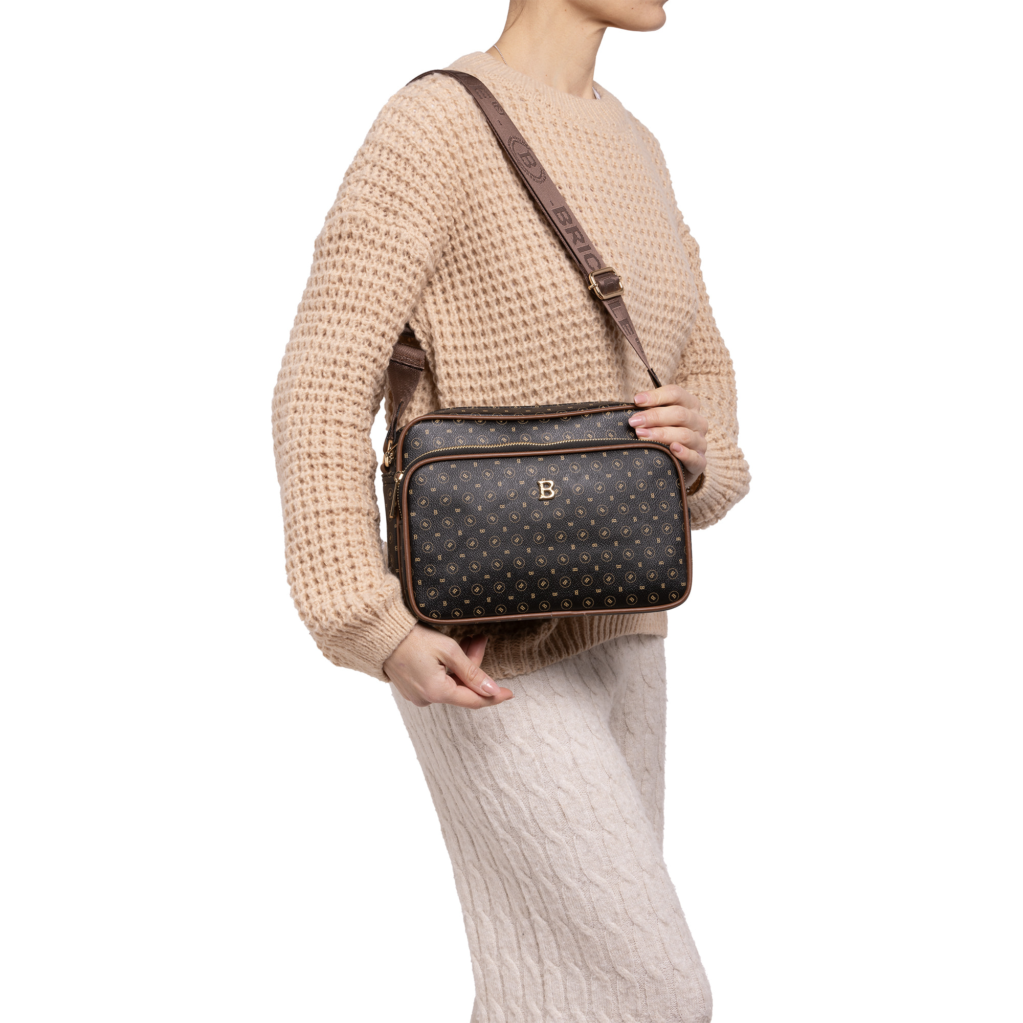 Borsa a tracolla  da donna ecopelle Prodotto Vegano 18x28x11 cm