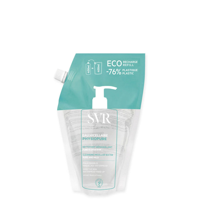 Physiopure - Recharge Eau Micellaire - Pureté Douceur 400 ml