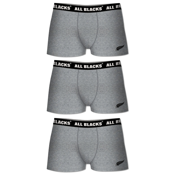 Set 3Boxer ALL BLACKS Gris claro