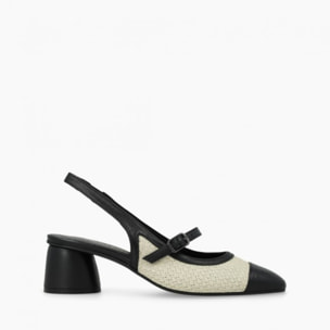 ZAPATOS DE SALÓN NEGROS ROL5227