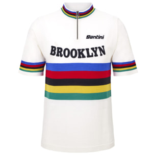 Brooklyn - Maglia Lana Campione Del Mondo - Bianco - Uomo