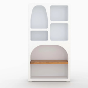 Bibliothèque en béton blanc cassé - Fira