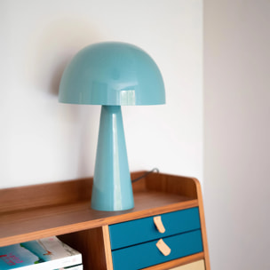 Lampe en métal bleu clair - Livia